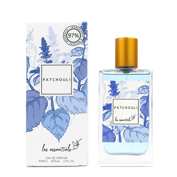 Patchouli Eau de Parfum besteht zu 97% aus Inhaltsstoffen natürlichen Ursprungs.
PATCHOULI EDP 80ml - giveme1gift.de