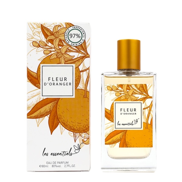 Fleur d'oranger Eau de Parfum besteht zu 97% aus Inhaltsstoffen natürlichen Ursprungs.
Fleur d'oranger EDP 80ml - giveme1gift.de